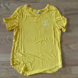 Yellow/Gold Short Sleeve Shirt